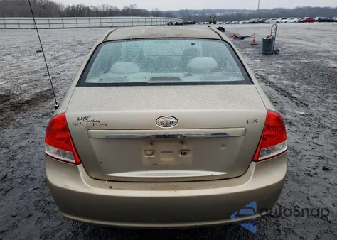 2007 Kia Spectra Ex из США, поврежденный, VIN KNAFE121075478534